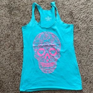 Skull Tank Top Size Medium